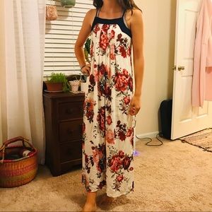 Floral maxi dress